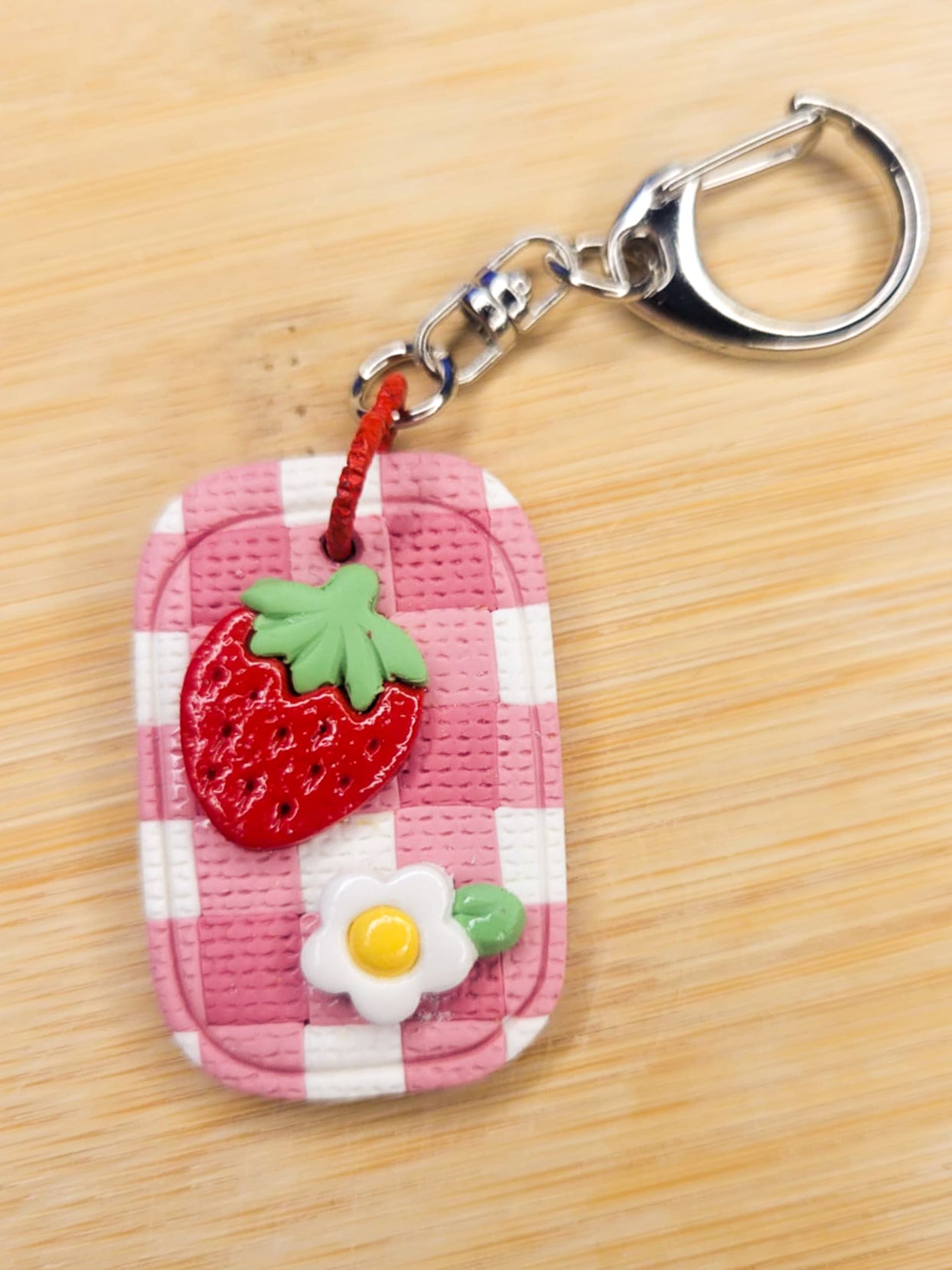Mini Picnic Tag Keychain