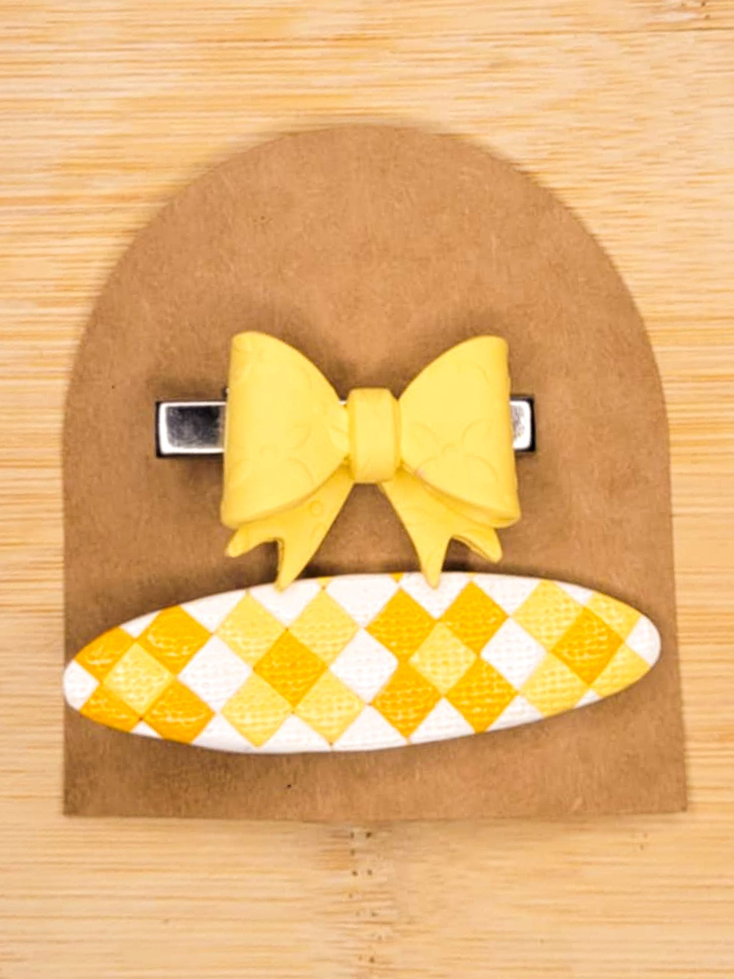 Plaid & Bows Summer Barrettes