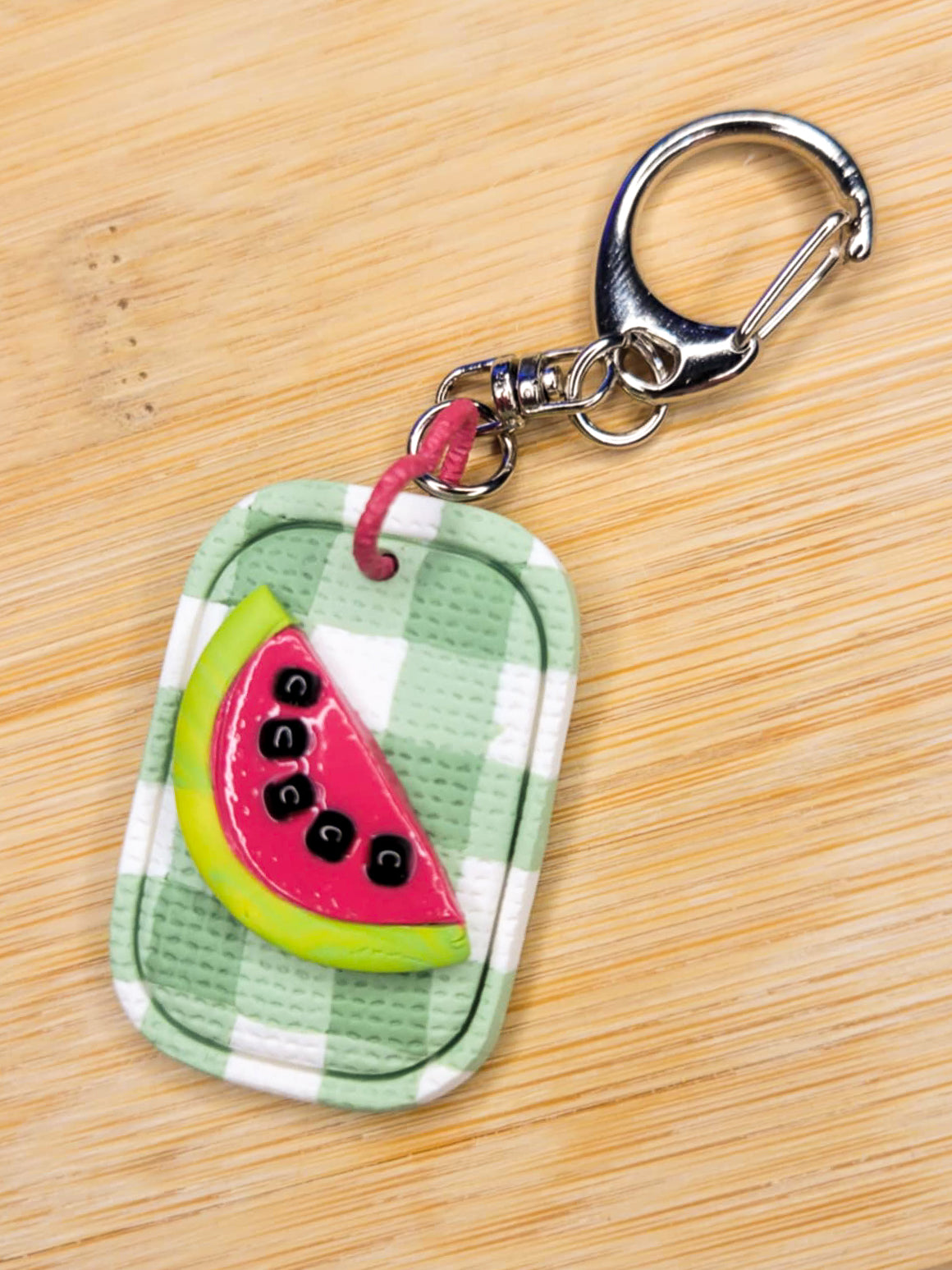 Mini Picnic Tag Keychain