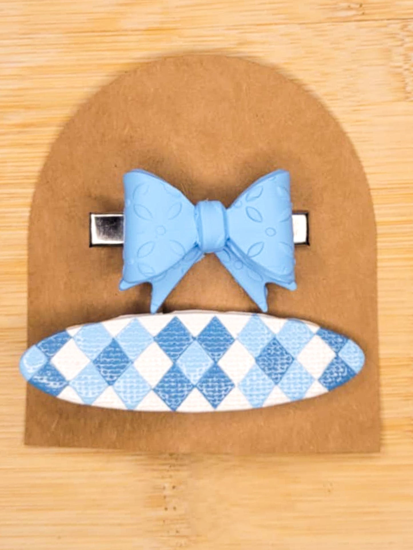 Plaid & Bows Summer Barrettes