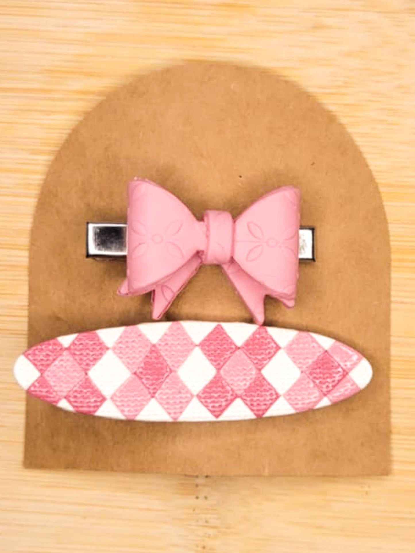 Plaid & Bows Summer Barrettes